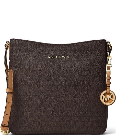 michael michael kors jet set large nylon crossbody|Michael Kors saffiano crossbody bag.